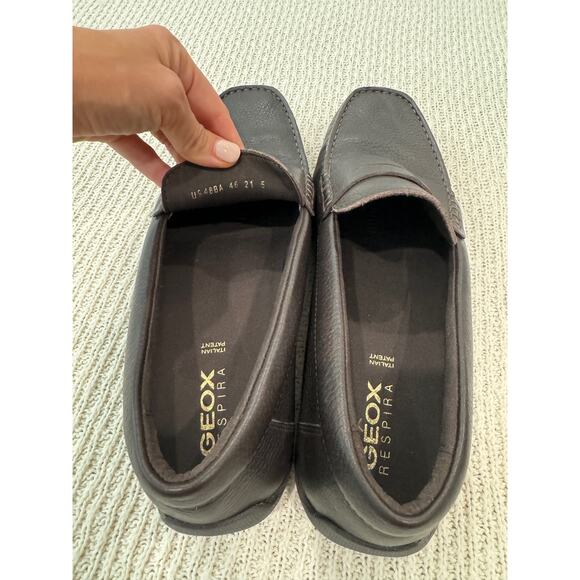 Geox Mens Moner Moccasin leather size 12 EU 46 - Picture 4 of 7
